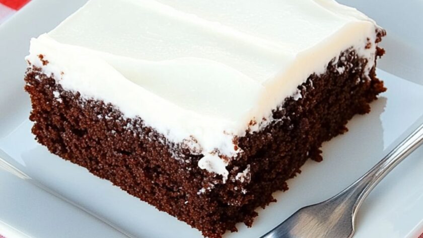 Texas Sheet Cake with Vanilla Bean Frosting