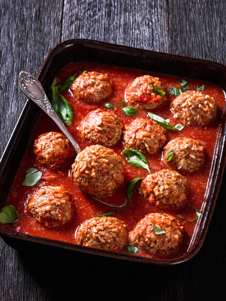 Pioneer Woman Porcupine Meatballs