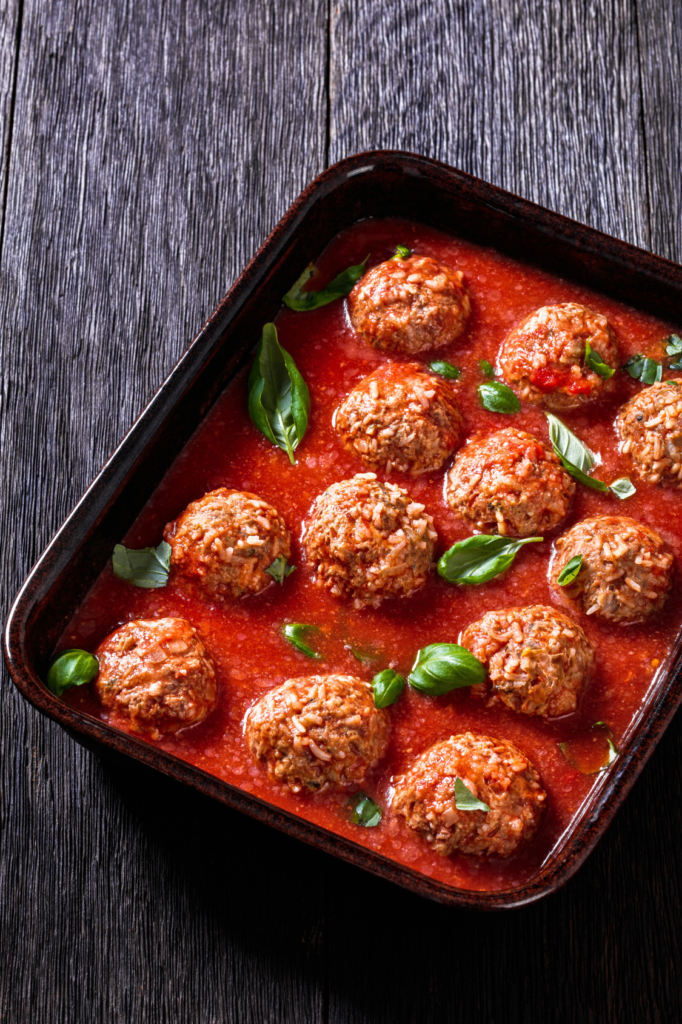 Pioneer Woman Porcupine Meatballs