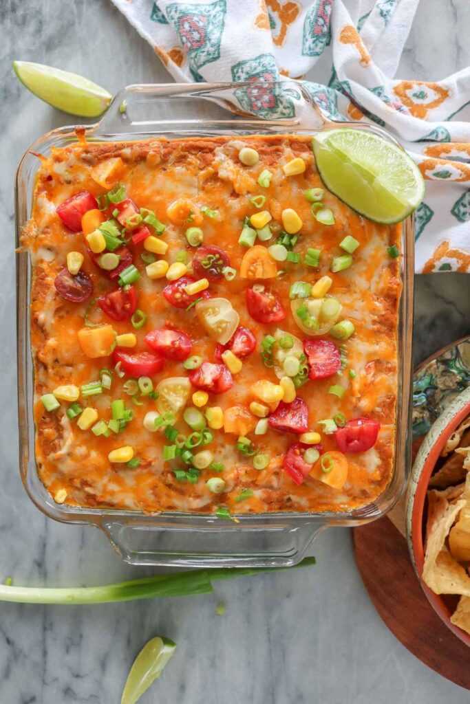 Pioneer Woman Cheesy Refried Bean Casserole