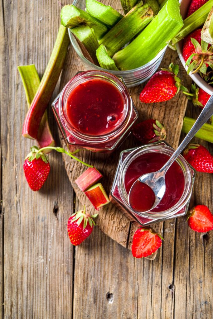Pioneer Woman Strawberry Rhubarb Freezer Jam