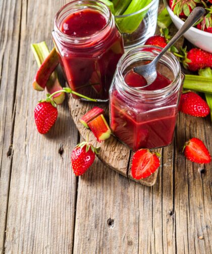 Pioneer Woman Strawberry Rhubarb Freezer Jam
