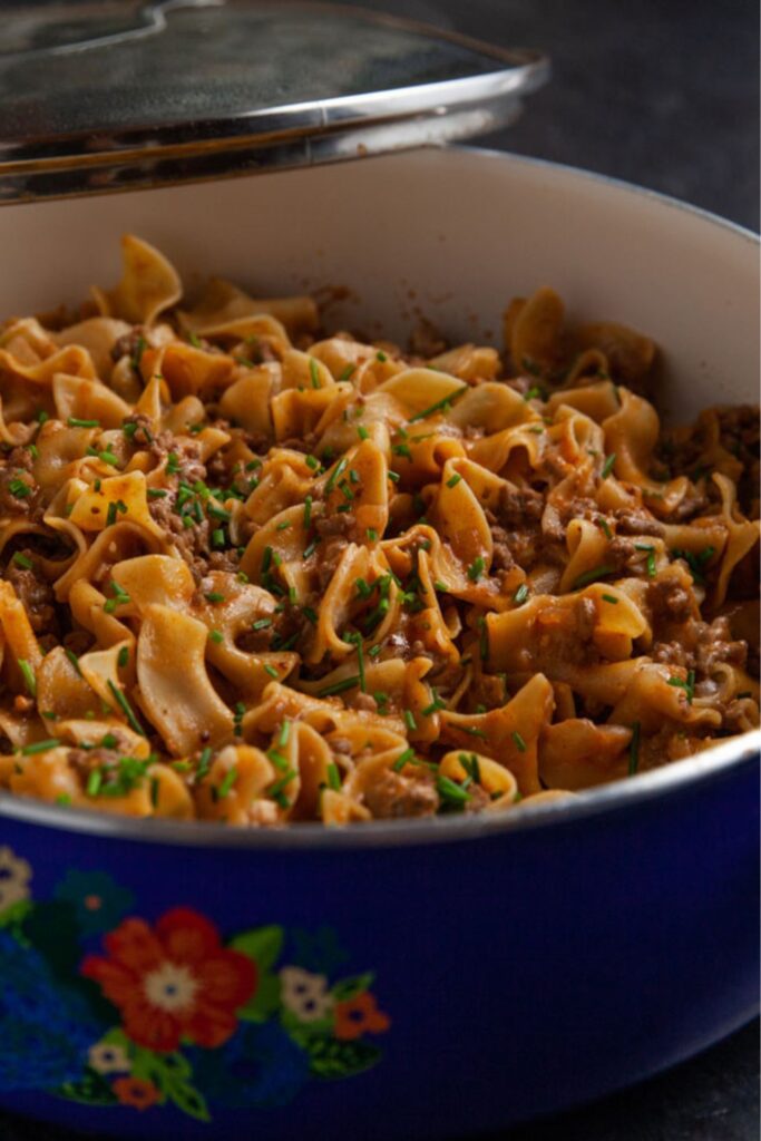 Pioneer Woman Beef Noodle Skillet