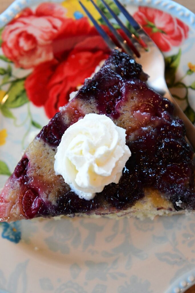 Pioneer Woman Boozy Berry Upside Down Cake