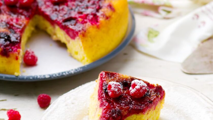 Pioneer Woman Boozy Berry Upside Down Cake