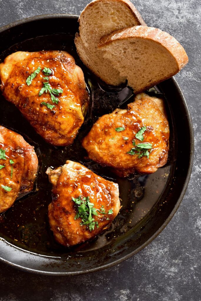 Pioneer Woman Peach Whiskey Chicken