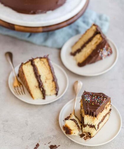 Pioneer Woman Yellow Cake With Chocolate Icing