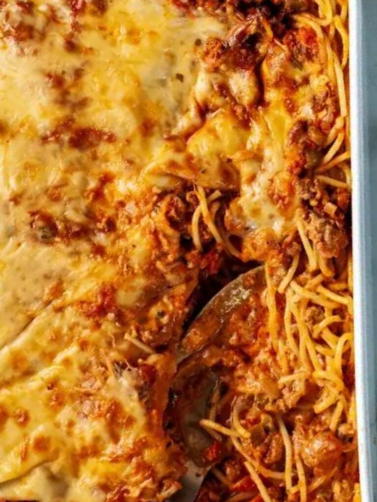 Pioneer Woman 3 Sauce Baked Spaghetti