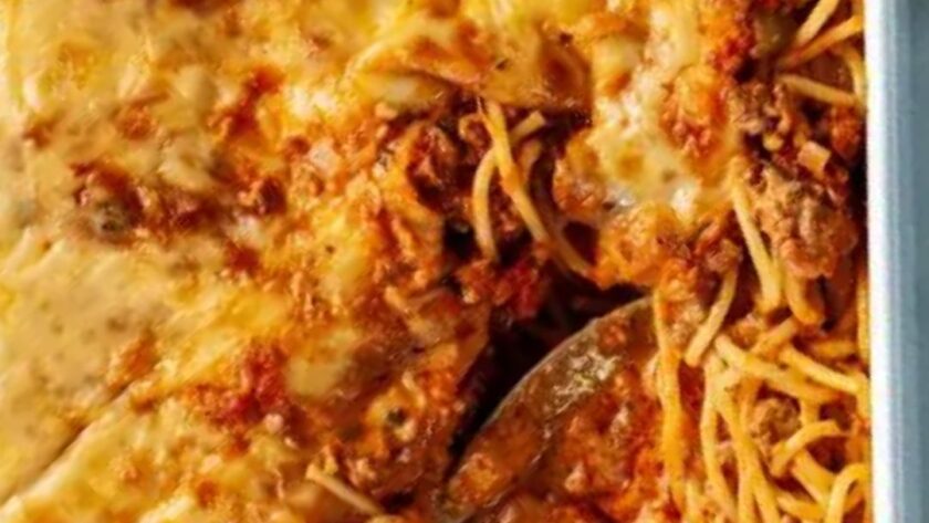 Pioneer Woman 3 Sauce Baked Spaghetti