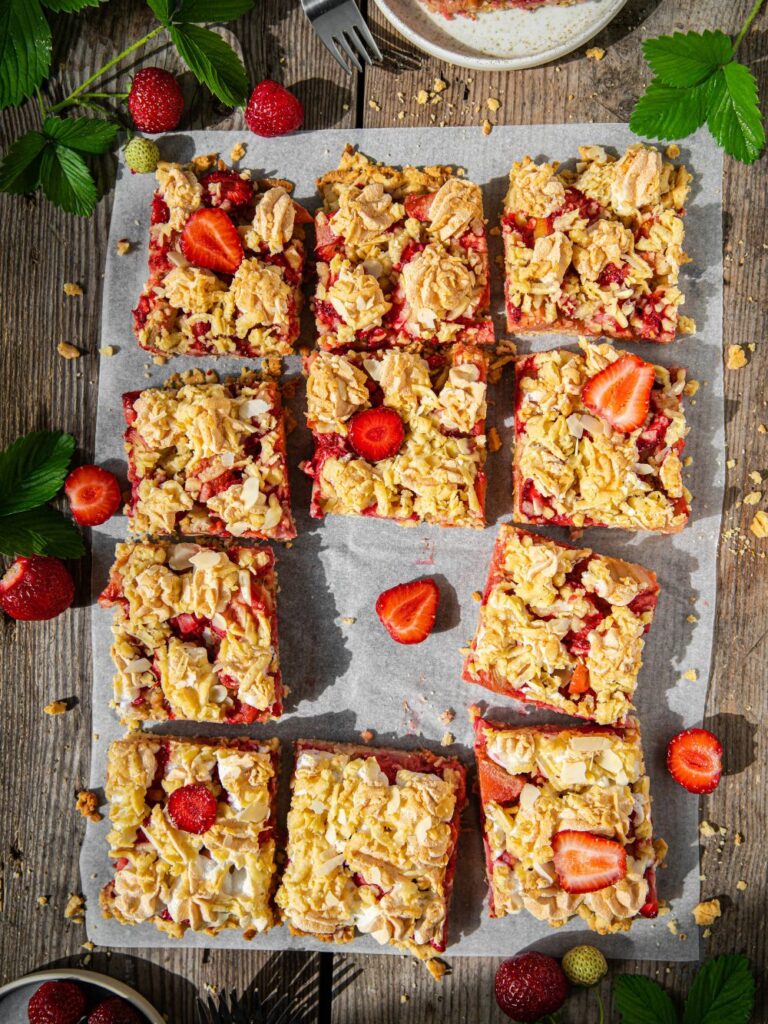 Pioneer Woman Strawberry Cobbler Squares