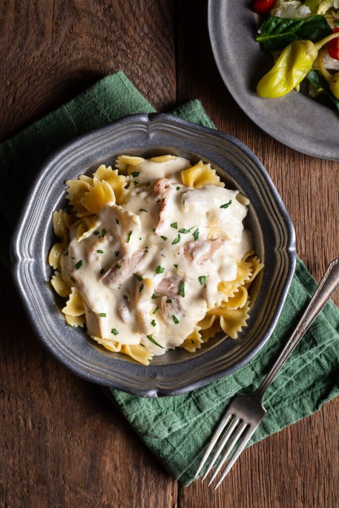 Pioneer Woman Bowtie Chicken Alfredo