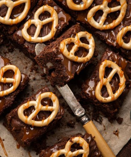 Pioneer Woman Pretzel Brownies