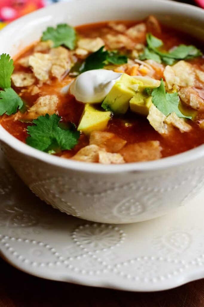 Pioneer Woman  Crock Pot Chicken Tortilla Soup 