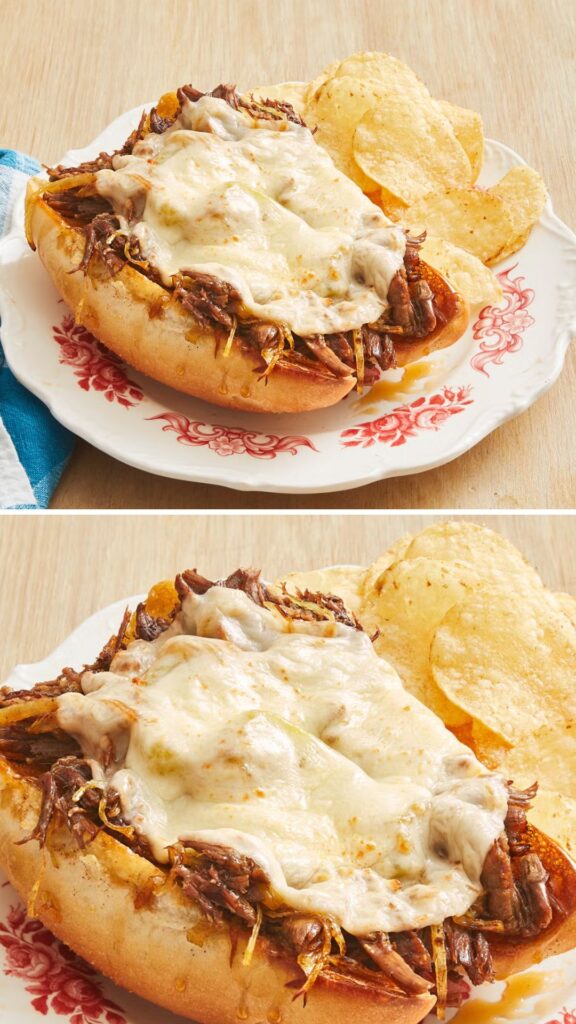 Pioneer Woman Slow Cooker Drip Beef Sandwiches