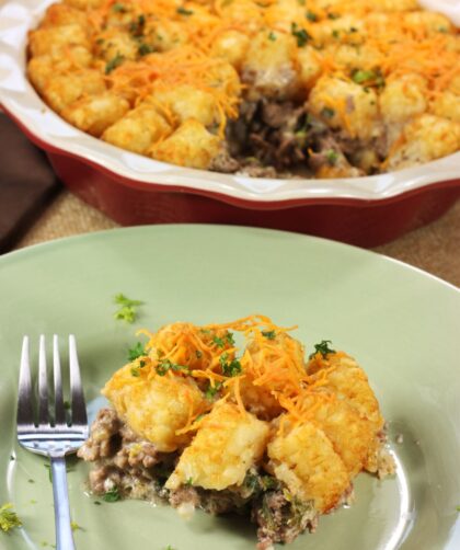 Pioneer Woman Cheeseburger Tater Tot Casserole