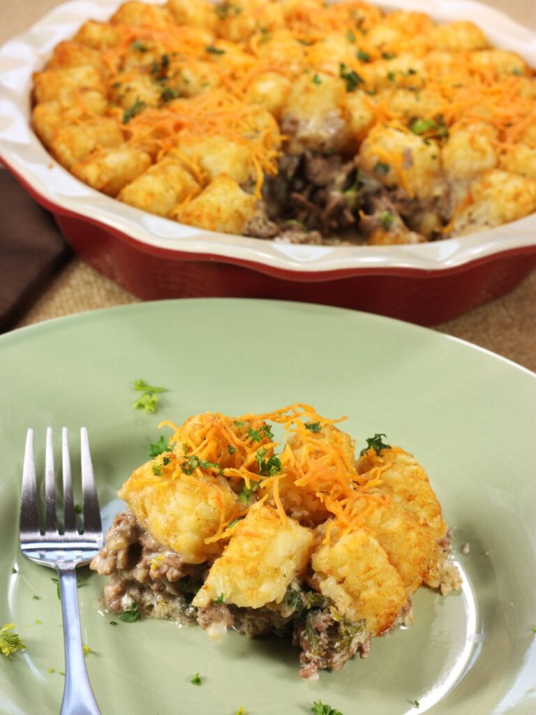 Pioneer Woman Cheeseburger Tater Tot Casserole