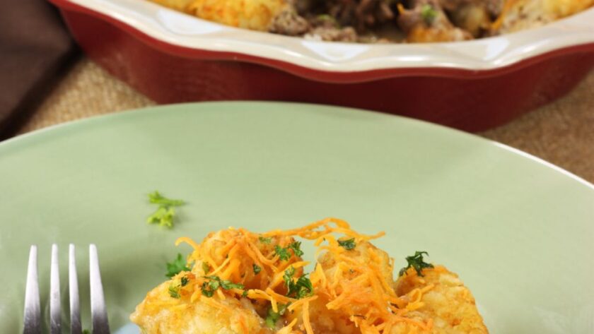 Pioneer Woman Cheeseburger Tater Tot Casserole