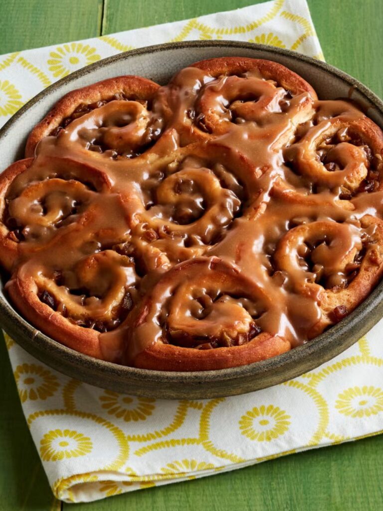 Pioneer Woman Caramel Apple Cinnamon Rolls