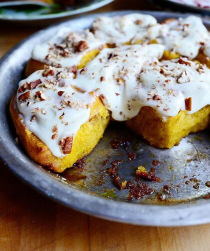 Pioneer Woman Pumpkin Cinnamon Rolls