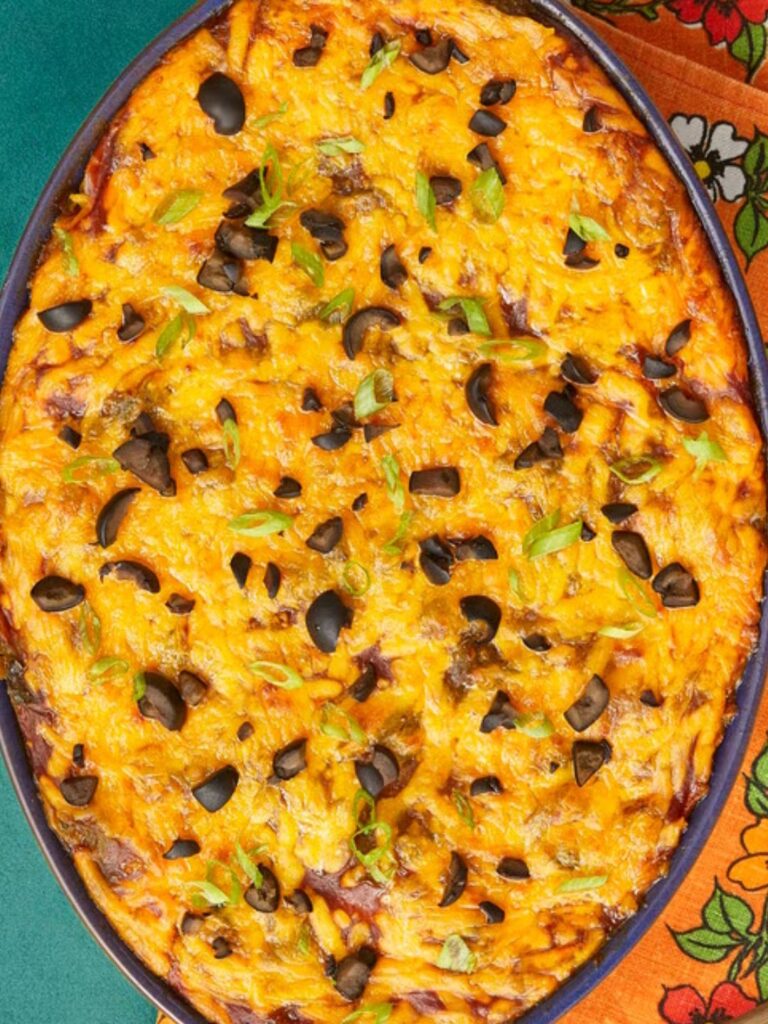 Pioneer Woman Beef Enchilada Casserole