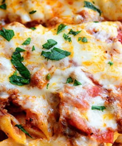 pioneer woman baked ziti with ground beef