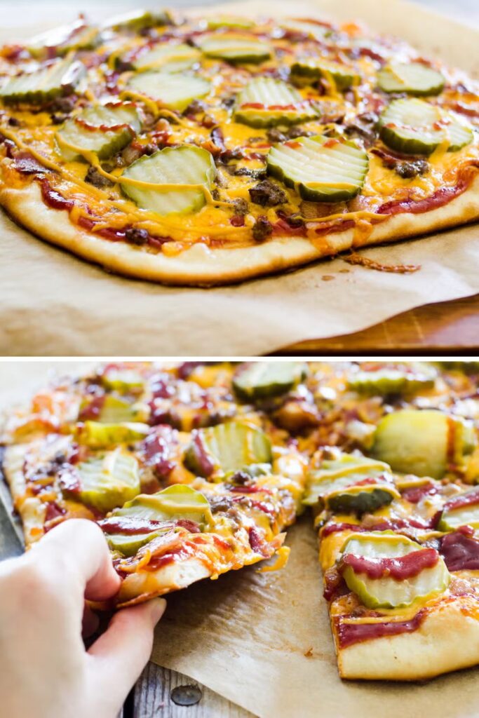 Pioneer Woman Cheeseburger Pizza