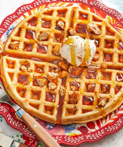 Pioneer Woman Cinnamon Pecan Waffles