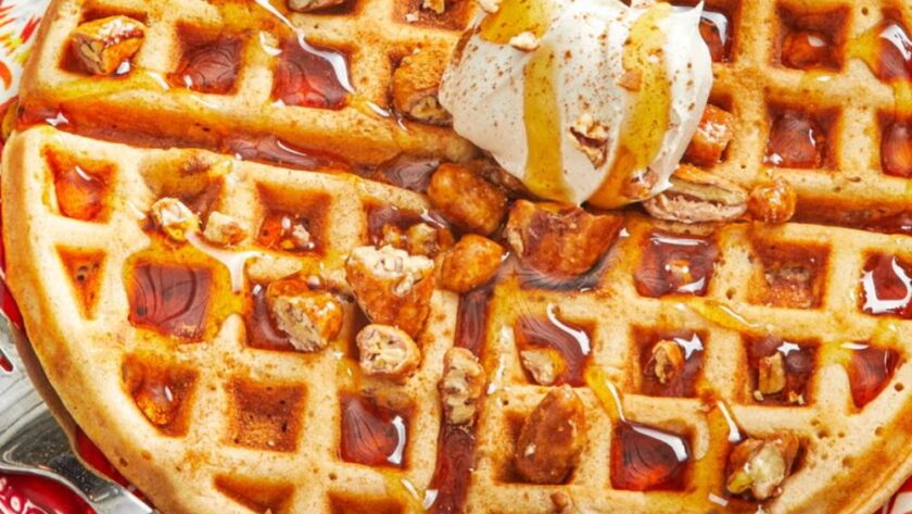 Pioneer Woman Cinnamon Pecan Waffles