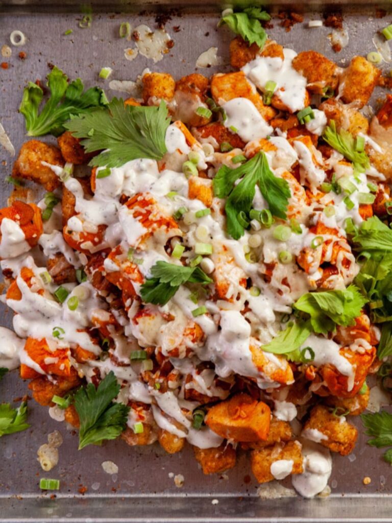 Pioneer Woman Buffalo Chicken Tater Tot Casserole