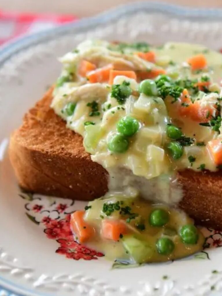 Pioneer Woman Chicken Pot Pie Toast 