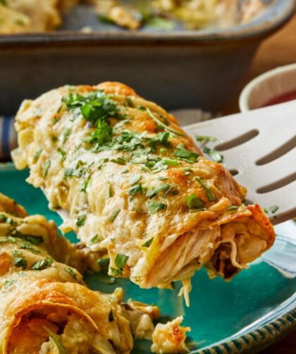 Pioneer Woman Green Chile Chicken Enchiladas