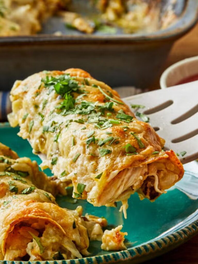 Pioneer Woman Green Chile Chicken Enchiladas