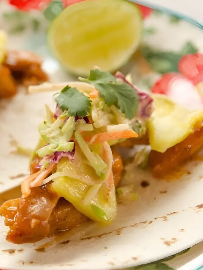 Pioneer Woman Pineapple Chicken Tacos