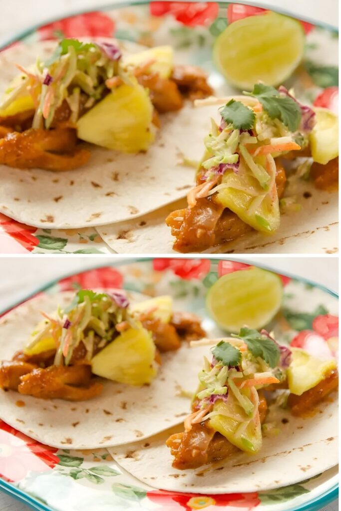 Pioneer Woman Pineapple Chicken Tacos