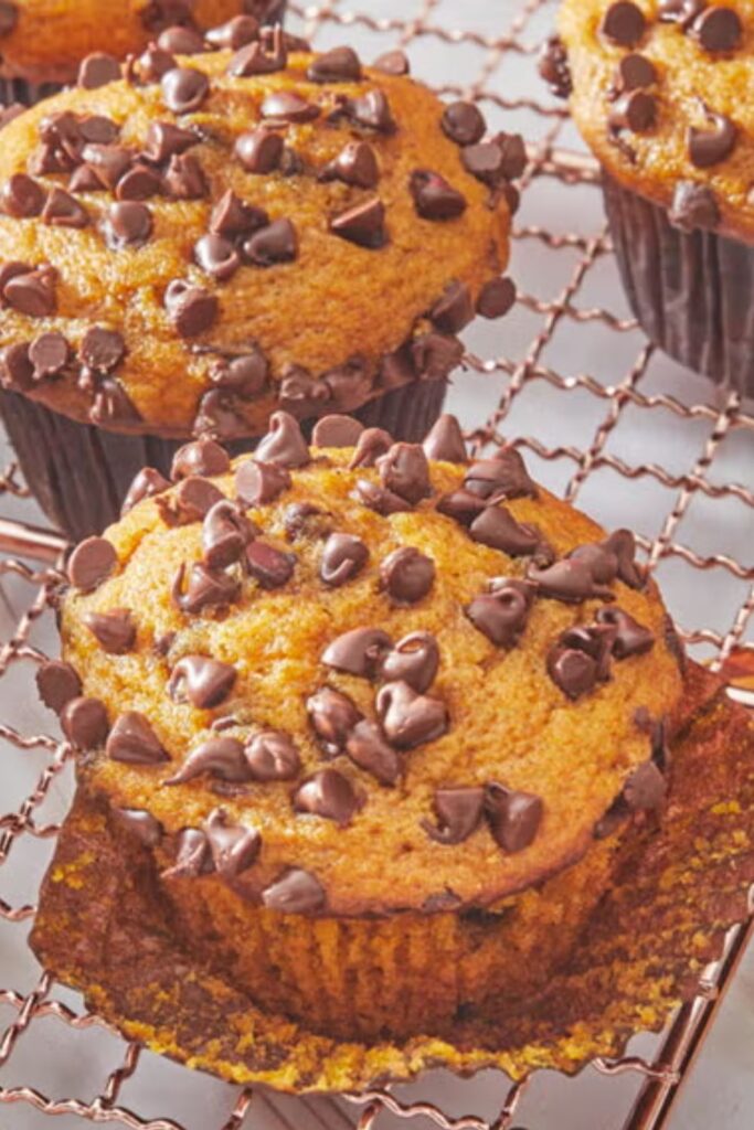 Pioneer Woman Pumpkin Chocolate Chip Muffins