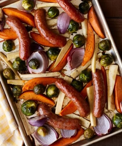 Pioneer Woman​ Sheet Pan Sausage And Potatoes