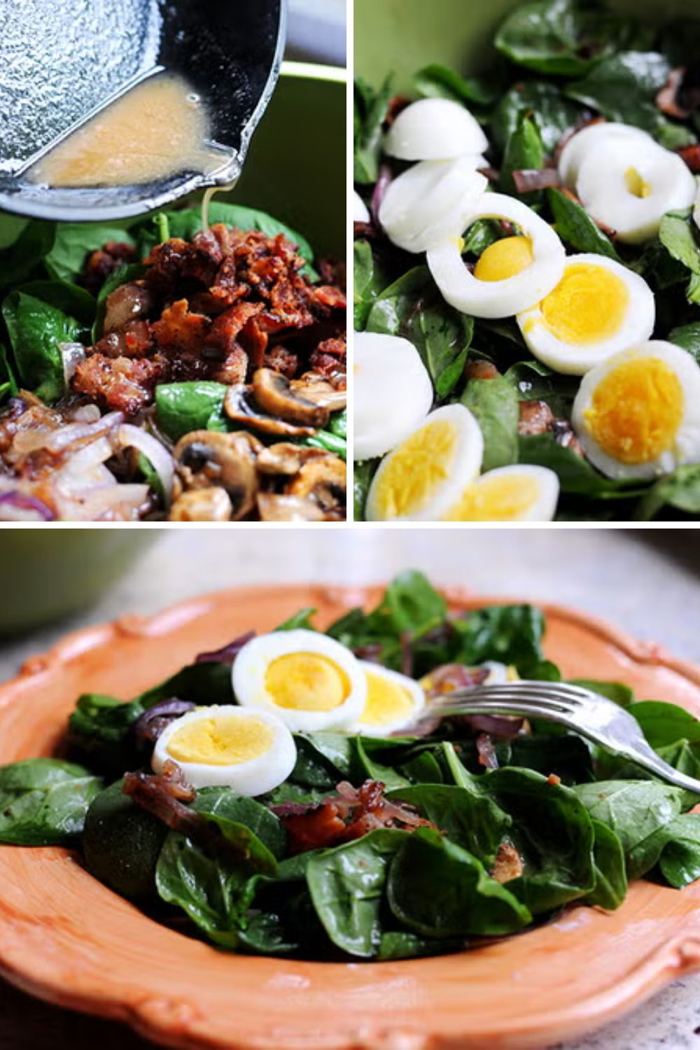 Pioneer Woman​ Spinach Salad With Warm Bacon Dressing