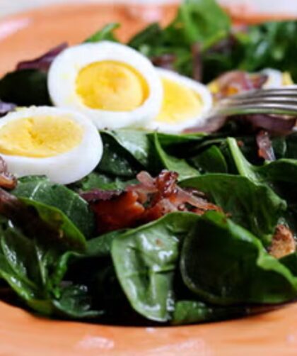 Pioneer Woman​ Spinach Salad With Warm Bacon Dressing