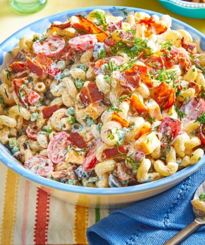 pioneer woman​ bacon ranch pasta salad