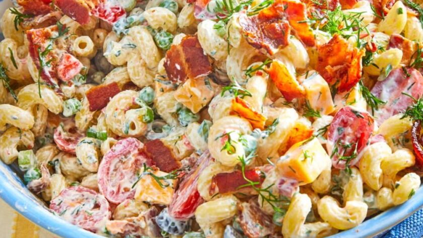 pioneer woman​ bacon ranch pasta salad