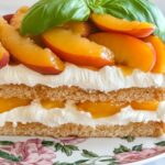 Peach and Brown Sugar Icebox Cake