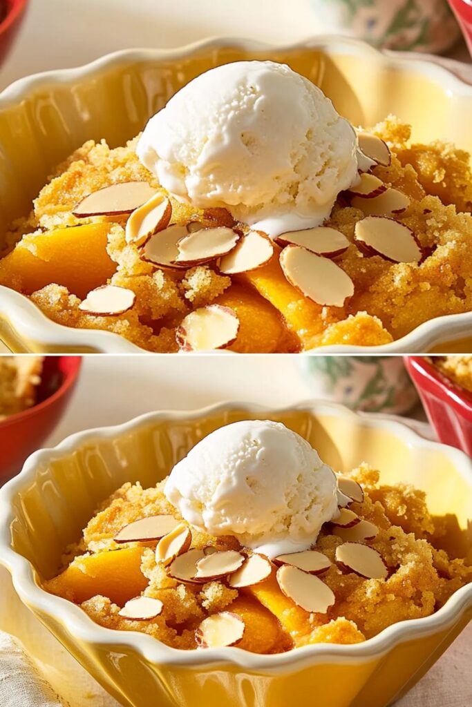 Peach Dump Cake