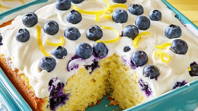 Lemon Blueberry Pound Cake​