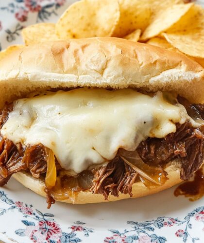 Slow Cooker Drip Beef Sandwiches