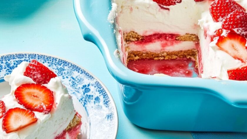 Strawberry Icebox Cake