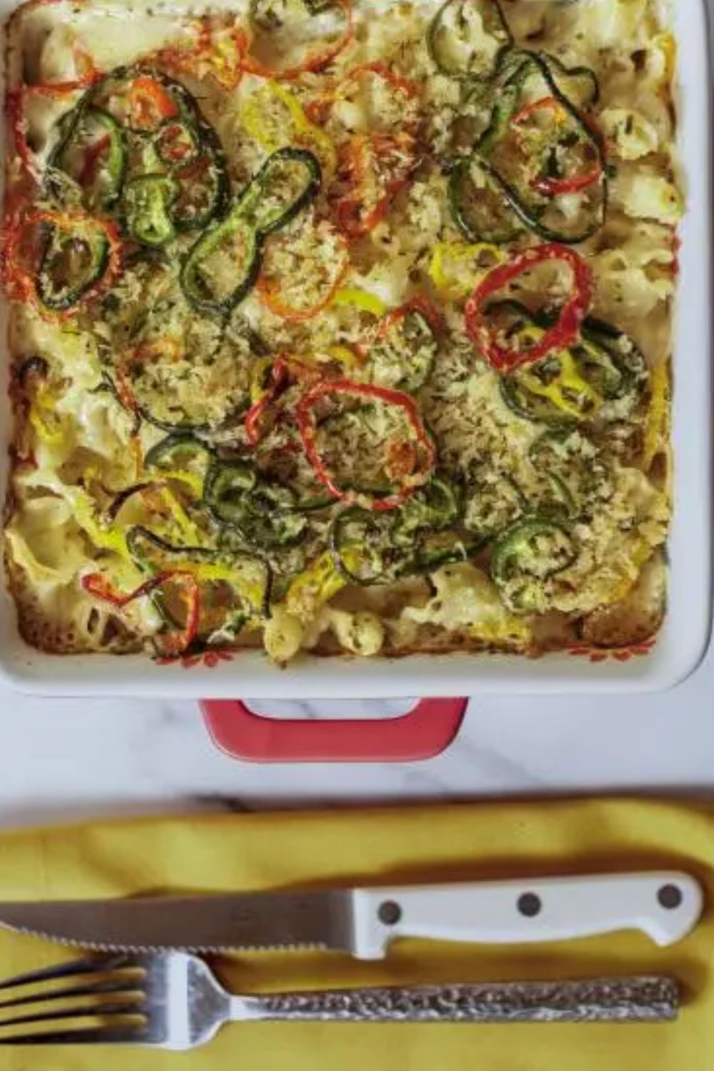 Pioneer Woman Fiery Baked Pepper Mac and Cheese