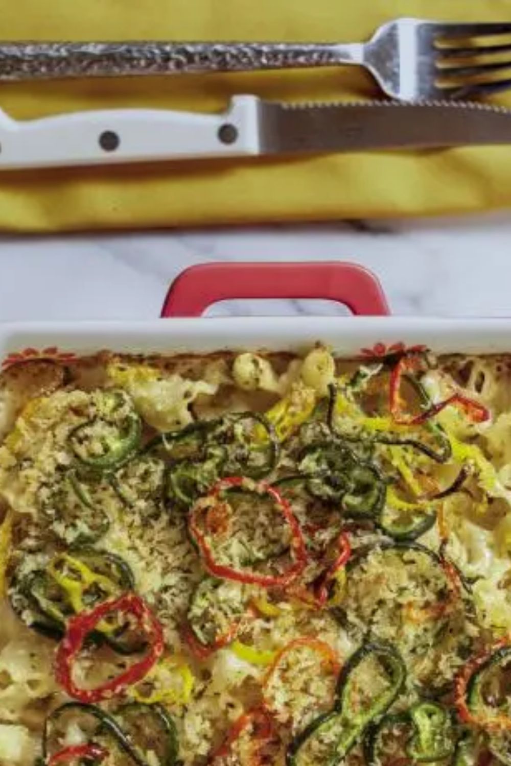 Pioneer Woman Fiery Baked Pepper Mac and Cheese