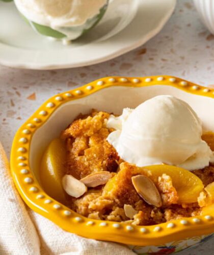 Pioneer Woman​ Peach Dump Cake