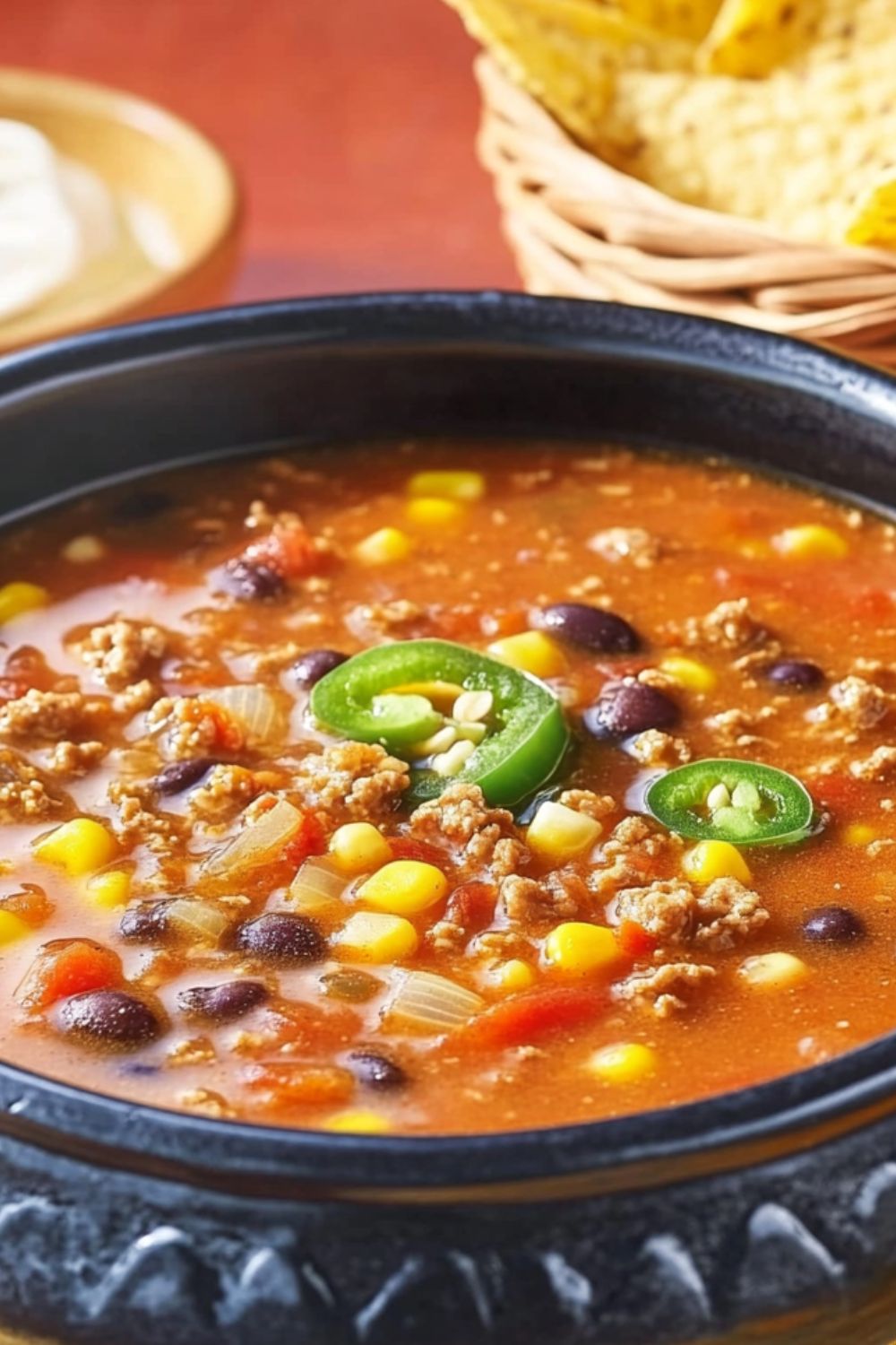 Pioneer Woman Creamy Beef Taco Soup