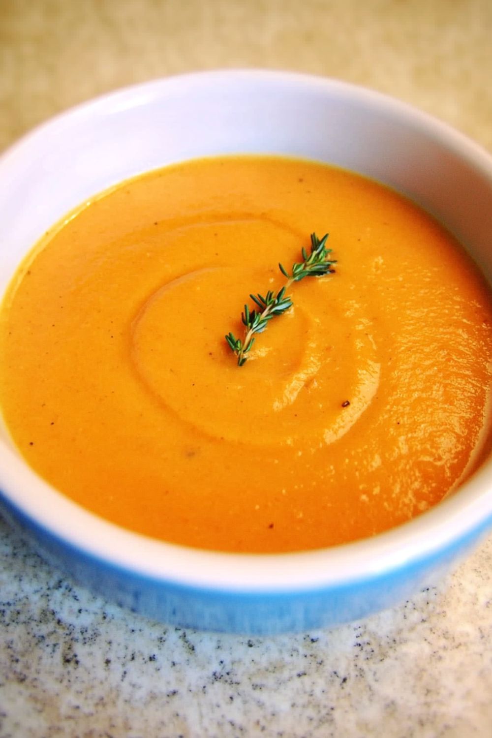 Pioneer Woman Carrot-Thyme Soup with Cream